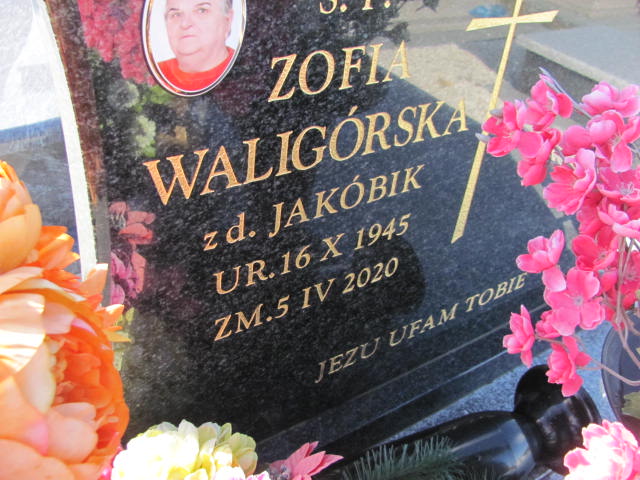 Zofia Waligórska  1945 Jaworzno - Grobonet - Wyszukiwarka osób pochowanych