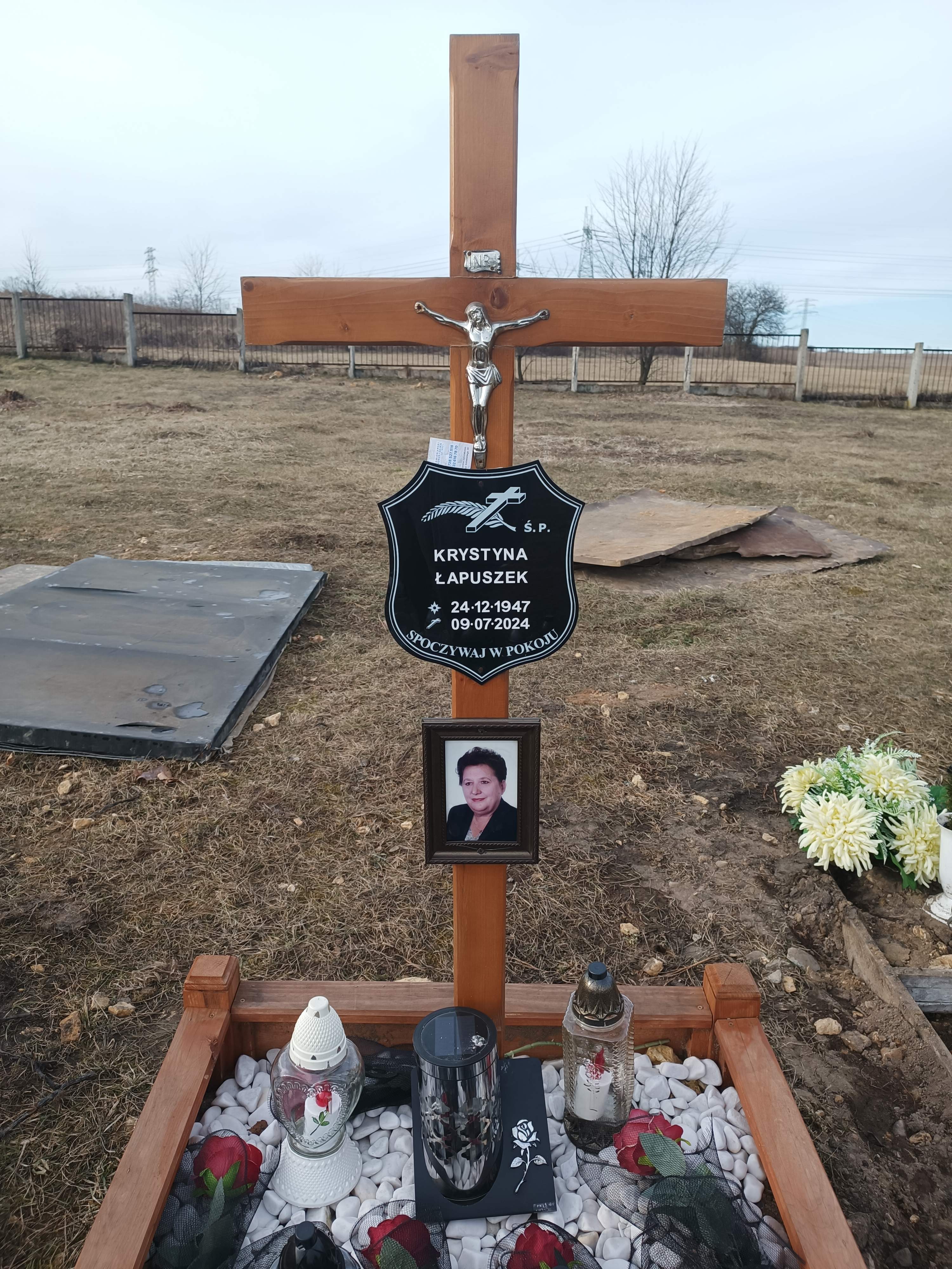 Krystyna Łapuszek 1947 Jaworzno - Grobonet - Wyszukiwarka osób pochowanych