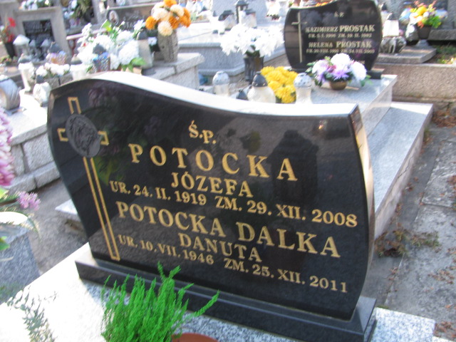 Danuta Potocka - Dalka 1946 Jaworzno - Grobonet - Wyszukiwarka osób pochowanych