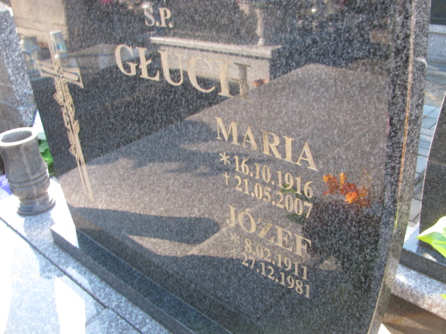 Maria Głuch  1916 Jaworzno - Grobonet - Wyszukiwarka osób pochowanych