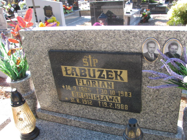 Bronisława Łabuzek 1912 Jaworzno - Grobonet - Wyszukiwarka osób pochowanych