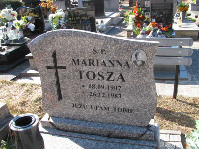Marianna Tosza 1907 Jaworzno - Grobonet - Wyszukiwarka osób pochowanych