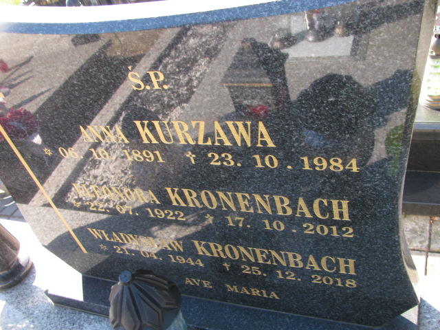 Władysław Kronenbach  1944 Jaworzno - Grobonet - Wyszukiwarka osób pochowanych