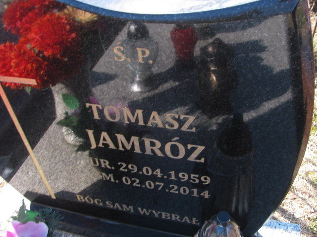 Tomasz Jamróz 1959 Jaworzno - Grobonet - Wyszukiwarka osób pochowanych
