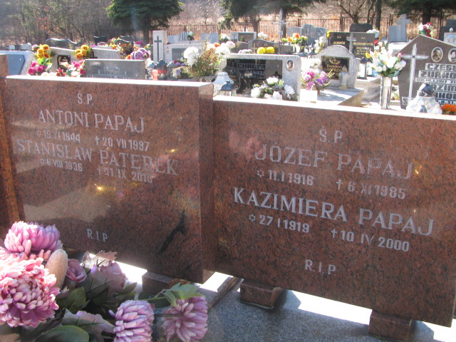 Stanisław Paterek 1936 Jaworzno - Grobonet - Wyszukiwarka osób pochowanych