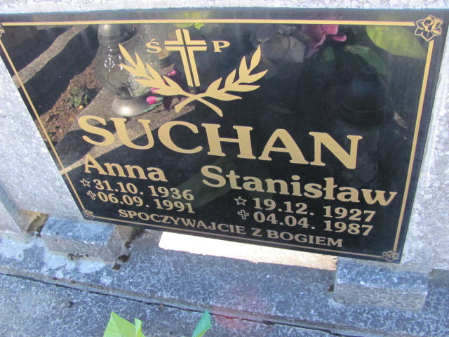 Stanisław Suchan 1927 Jaworzno - Grobonet - Wyszukiwarka osób pochowanych