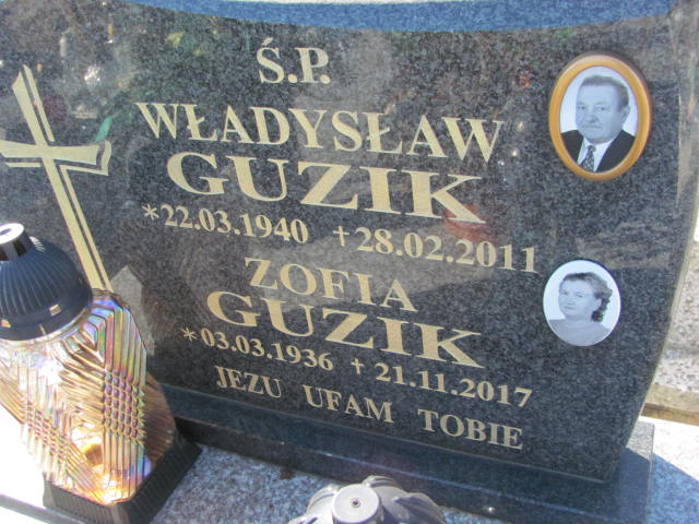 Zofia Guzik 1936 Jaworzno - Grobonet - Wyszukiwarka osób pochowanych