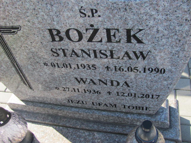 Wanda Bożek 1936 Jaworzno - Grobonet - Wyszukiwarka osób pochowanych