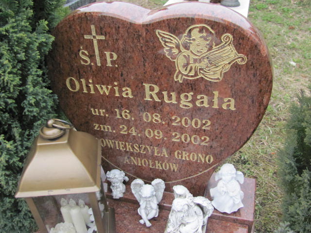 Oliwia Rugała 2002 Jaworzno - Grobonet - Wyszukiwarka osób pochowanych