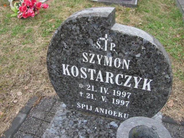 Szymon Kostarczyk 1997 Jaworzno - Grobonet - Wyszukiwarka osób pochowanych
