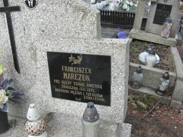 Franciszek Marczuk 1940 Jaworzno - Grobonet - Wyszukiwarka osób pochowanych