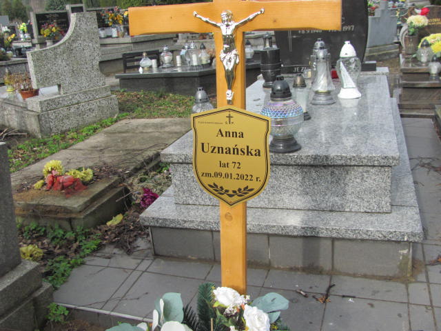 Anna Uznańska 1949 Jaworzno - Grobonet - Wyszukiwarka osób pochowanych