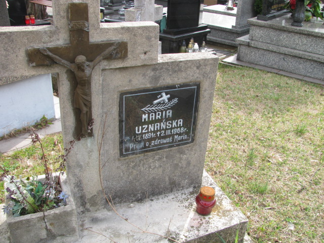 Maria Uznańska 1891 Jaworzno - Grobonet - Wyszukiwarka osób pochowanych