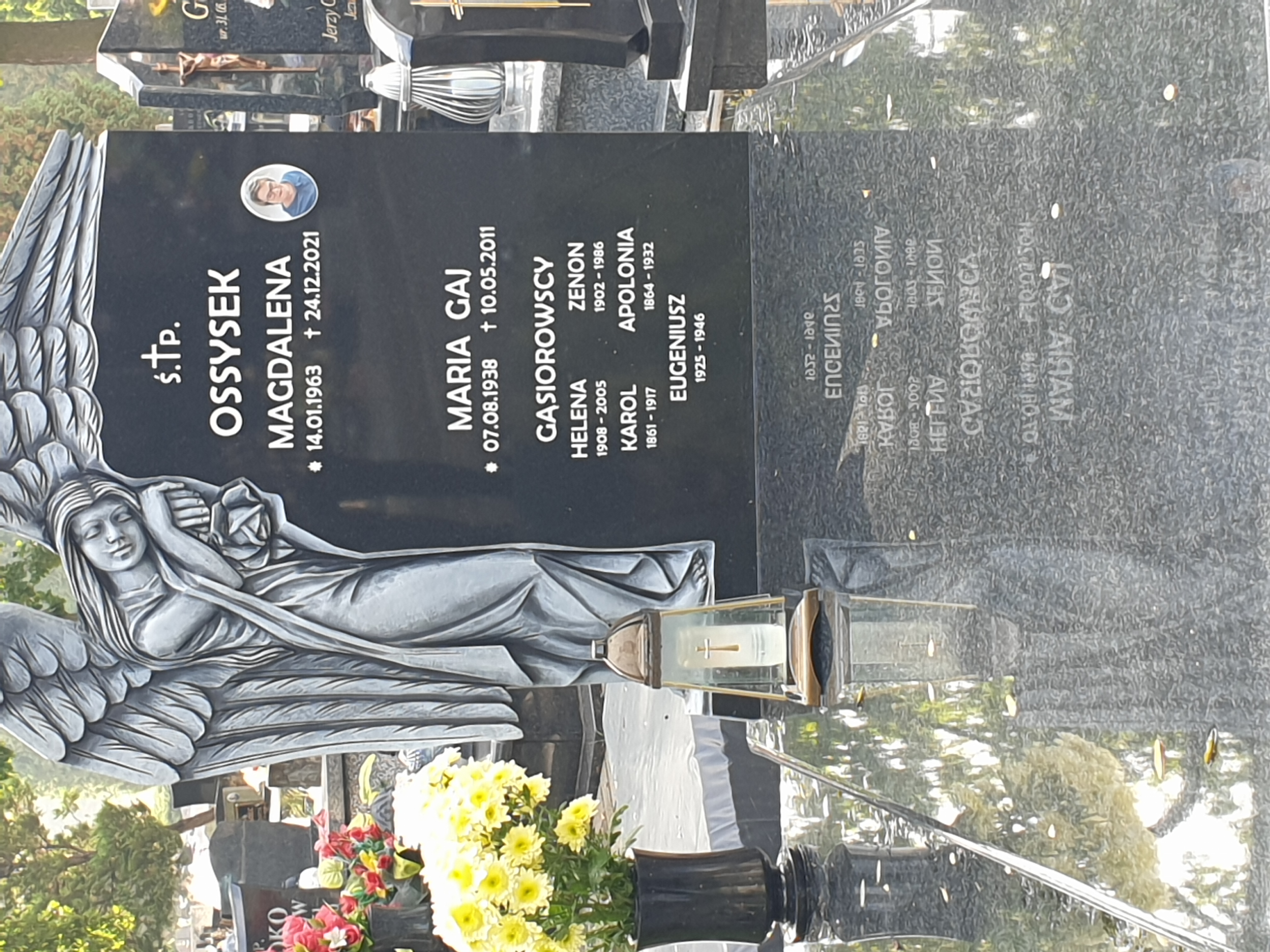 Maria Gaj 1938 Jaworzno - Grobonet - Wyszukiwarka osób pochowanych