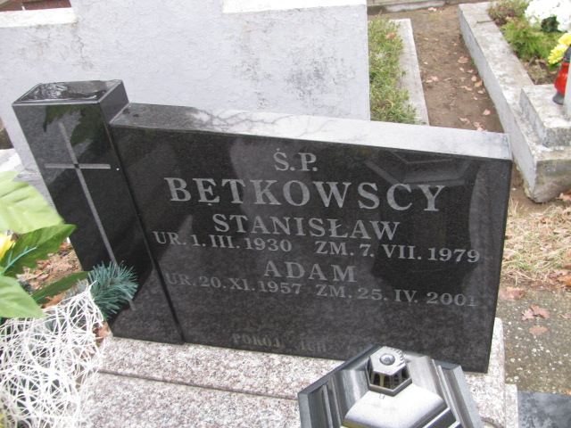 Adam Bętkowski 1957 Jaworzno - Grobonet - Wyszukiwarka osób pochowanych