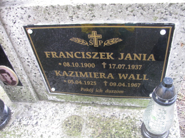 Kazimiera Wall 1925 Jaworzno - Grobonet - Wyszukiwarka osób pochowanych