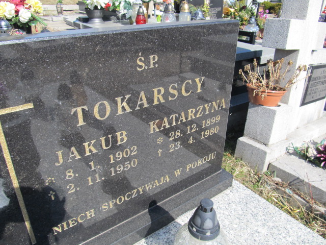 Jakub Tokarski 1902 Jaworzno - Grobonet - Wyszukiwarka osób pochowanych