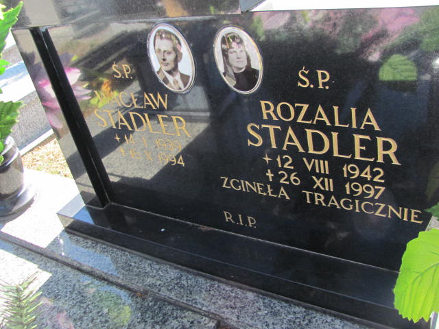 Rozalia Stadler 1942 Jaworzno - Grobonet - Wyszukiwarka osób pochowanych