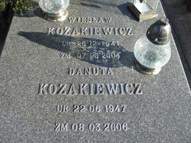 Wiesław Kozakiewicz 1941 Jaworzno - Grobonet - Wyszukiwarka osób pochowanych