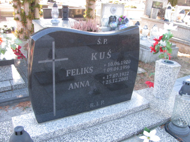 Anna Kuś 1922 Jaworzno - Grobonet - Wyszukiwarka osób pochowanych