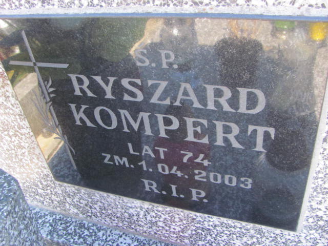 Ryszard Kompert 1929 Jaworzno - Grobonet - Wyszukiwarka osób pochowanych