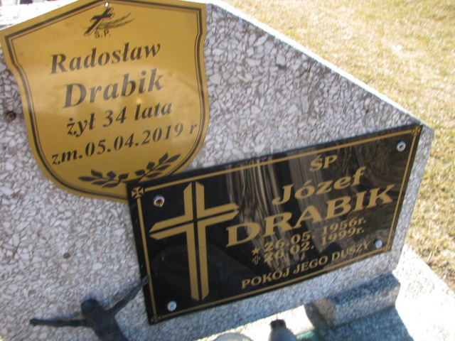 Radosław Drabik 1984 Jaworzno - Grobonet - Wyszukiwarka osób pochowanych