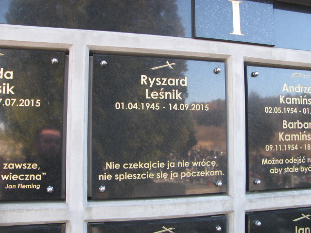 Ryszard Leśnik 1945 Jaworzno - Grobonet - Wyszukiwarka osób pochowanych