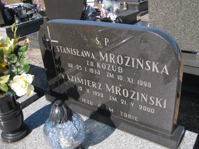 Kazimierz Mroziński 1929 Jaworzno - Grobonet - Wyszukiwarka osób pochowanych