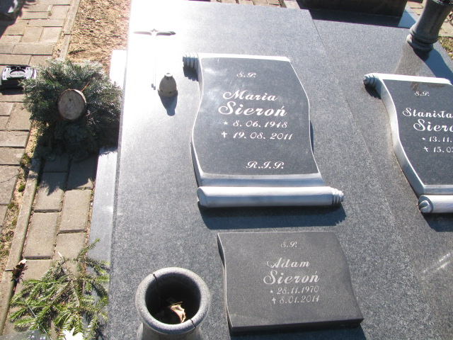 Adam Sieroń 1970 Jaworzno - Grobonet - Wyszukiwarka osób pochowanych