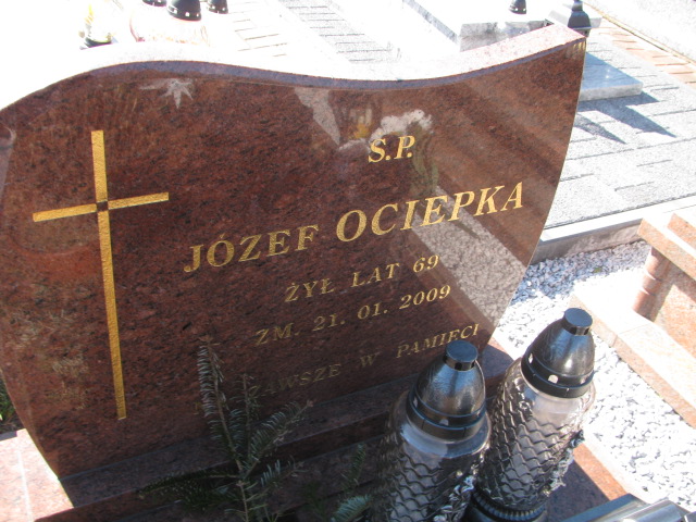 Józef Ociepka 1940 Jaworzno - Grobonet - Wyszukiwarka osób pochowanych