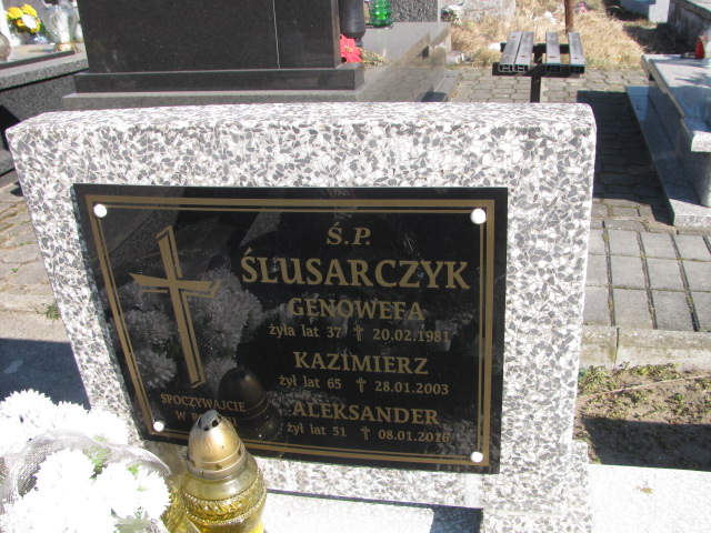 Aleksander Ślusarczyk 1964 Jaworzno - Grobonet - Wyszukiwarka osób pochowanych