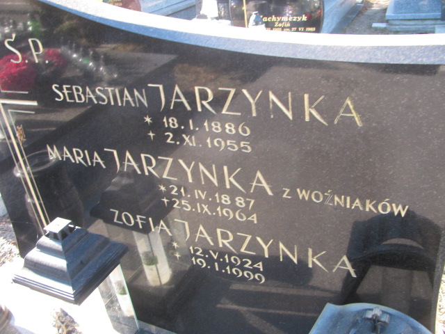 Maria Jarzynka 1887 Jaworzno - Grobonet - Wyszukiwarka osób pochowanych