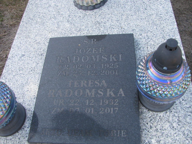 Józef Radomski  1925 Jaworzno - Grobonet - Wyszukiwarka osób pochowanych