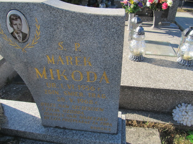 Marek Mikoda 1956 Jaworzno - Grobonet - Wyszukiwarka osób pochowanych