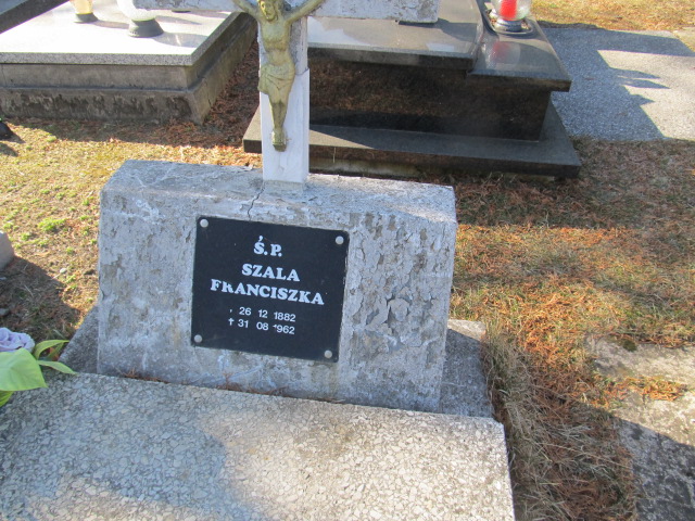 Franciszka Szala 1882 Jaworzno - Grobonet - Wyszukiwarka osób pochowanych